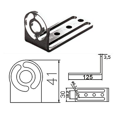 雙槽迷你支架L型支架--JD20E-104